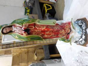 lot 113 image: Religious Ceramic Statue 32 tall...