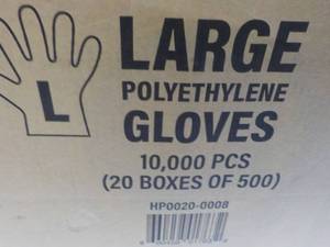 lot 121 image: 10,000 size Large Polyethylene Sing...