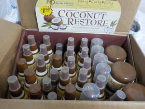 lot 129 image: 37 pc Coconut Restore -sample size ...