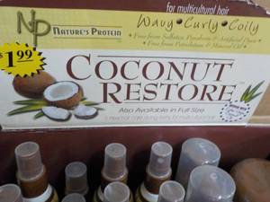 lot 131 image: 37 pc Coconut Restore -sample size ...
