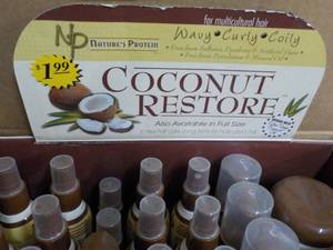 lot 132 image: 37 pc Coconut Restore -sample size ...