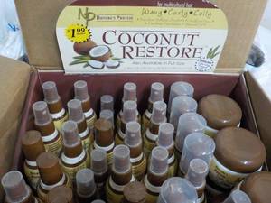 lot 133 image: 37 pc Coconut Restore -sample size ...