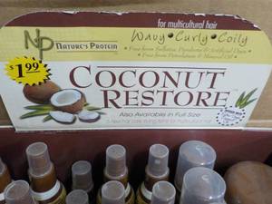 lot 134 image: 37 pc Coconut Restore -sample size ...