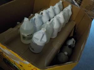 lot 141 image: Pallet Lot of 53 or so Gallon Jugs ...