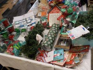 lot 172 image: Large Box of Holiday New Dcor...