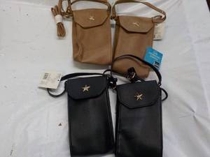 lot 185 image: 4 Womens Crossbody Bags...