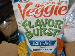 lot 198 image: 6  x 6 oz Bags Garden Veggie Zesty ...