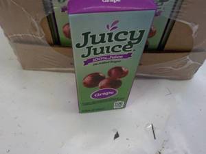 lot 208 image: 32 x 6.75 oz Juicy Juice Grape...