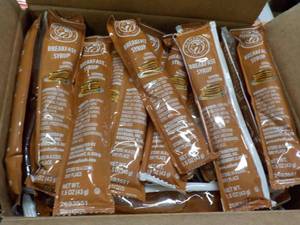 lot 213 image: 2 x 100 packets Breakfast Syrup...