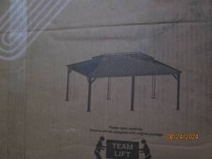 black metal roof for gazebo...