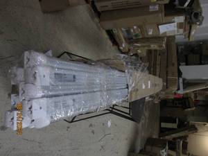 10  8 foot tube LED light fixtures...