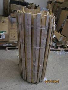 roll of wood snow fence...