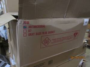 deluxe antimicrobial laundry cart...