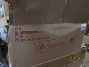 deluxe antimicrobial laundry cart...