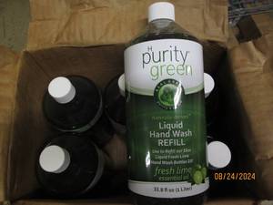 case of 633.8 oz bottles of purity...