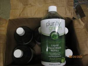 case of 633.8 oz bottles of purity...