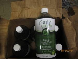 case of 633.8 oz bottles of purity...