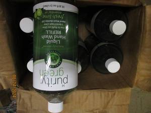 case of 633.8 oz bottles of purity...