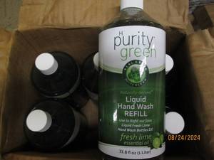 case of 633.8 oz bottles of purity...