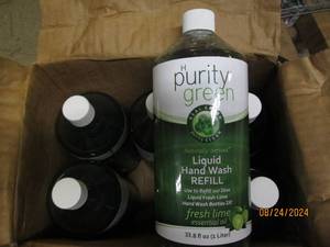 case of 633.8 oz bottles of purity...