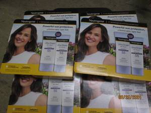 6 packages of 2 neutrogena spf 55 u...