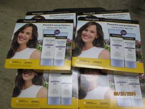 6 packages of 2 neutrogena spf 55 u...