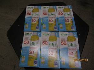 6 packages of 2 alba broad spectrum...