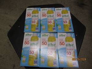 6 packages of 2 alba broad spectrum...