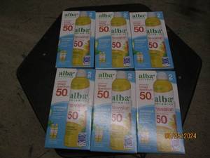 6 packages of 2 alba broad spectrum...