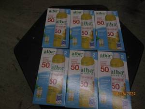 6 packages of 2 alba broad spectrum...