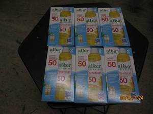 6 packages of 2 alba broad spectrum...