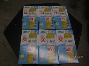 6 packages of 2 alba broad spectrum...