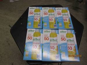 6 packages of 2 alba broad spectrum...