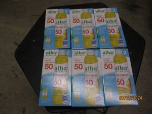 6 packages of 2 alba broad spectrum...