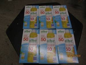 6 packages of 2 alba broad spectrum...