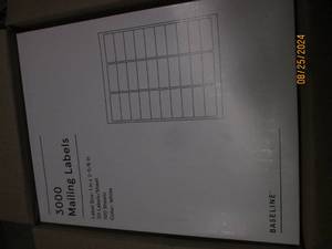 case of 10 mailing labels 3000 in e...