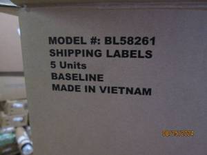 case of 5 shipping labels 500 per p...