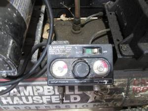 lot 3 image: Campbell Hausfeld Professional 20-Gallon Air Compressor