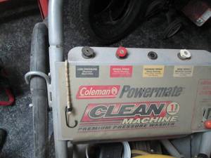lot 14 image: Coleman Powermate Clean Machine Premium Pressure Washer