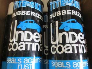 lot 30 image: Lot of Automotive Rubberized Undercoating Spray Cans