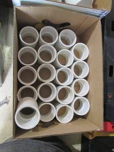 lot 46 image: Lot of PVC and Rubber Pipe Fittings