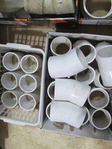 lot 49 image: Assorted PVC Pipe Fittings