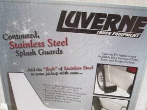 lot 51 image: Luverne Contoured Stainless Steel Splash Guards for GM Pickup 23