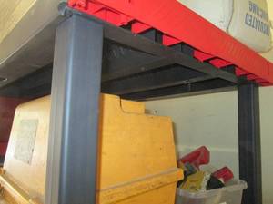 lot 66 image: Plastic Shelving Unit
