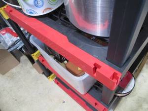 lot 67 image: Heavy-Duty Plastic Shelving Unit