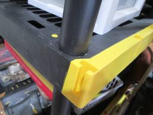 lot 68 image: Plastic Storage shelf, SHELF ONLY - NO CONTENTS