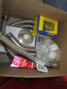 lot 73 image: Mixed Lot of Plumbing Parts and Accessories