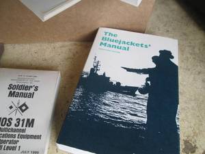 lot 78 image: Lot of Military Manuals and Accessories