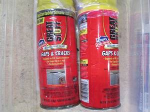 lot 96 image: Lot of Foam Sealant and Assorted Adhesives