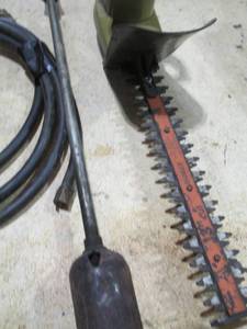 lot 98 image: Lot of Gas Powered Hedge Trimmer and Flexible Shaft Cable